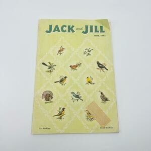 Vintage Coronation Jack & Jill Magazine June 1953 Picture Stories Kids Children